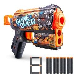 Zuru - X-Shot Skins Flux Game Over con 8 dardi - ZU36516E