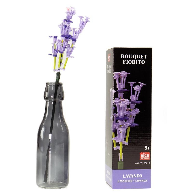 Nice Group - Bouquet Fiorito Lavanda Mattoncini 86 pz. - NICE78010