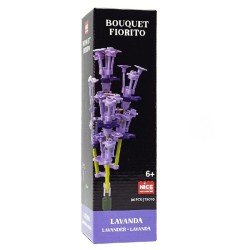 Nice Group - Bouquet Fiorito Lavanda Mattoncini 86 pz. - NICE78010