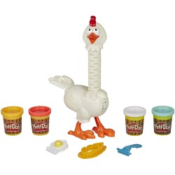 Play-Doh - Il Pollo Divertito (playset Animali da Fattoria Animal Crew, con Pasta da Modellare Play-Doh in 4 Colori atossici)