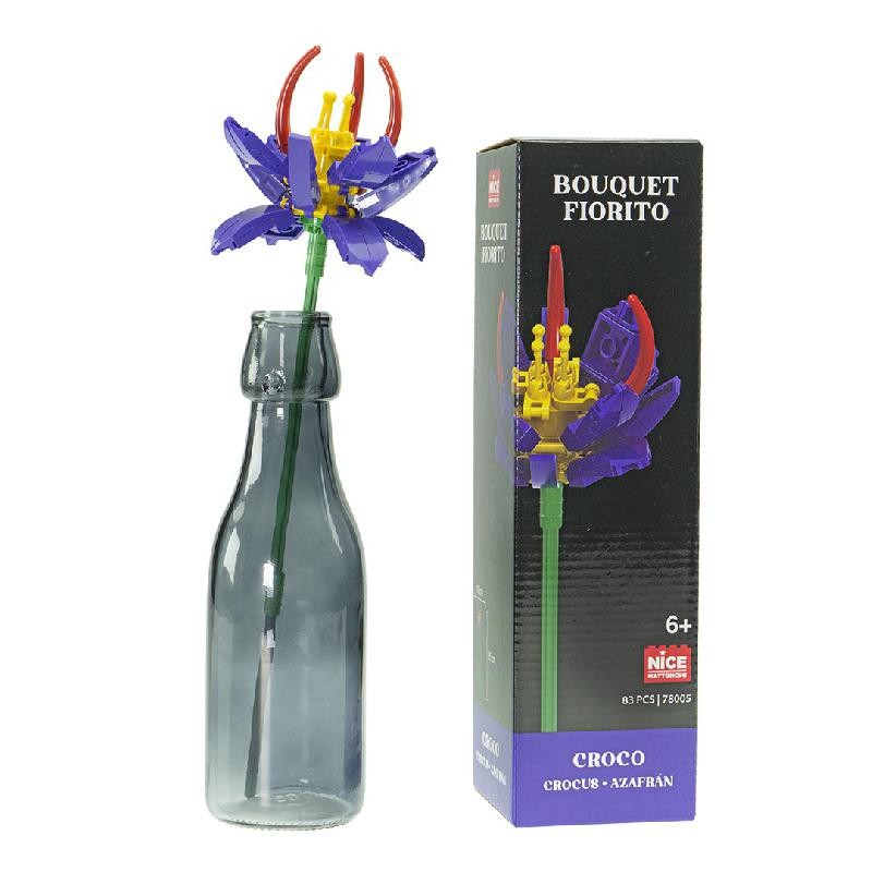 Nice Group - Bouquet Fiorito Croco Mattoncini 83 pz. - NICE78005