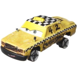 Mattel - Disney Pixar Cars- Faregame Taxi Veicolo Die-Cast 1:55 Colore Giallo - GKB03