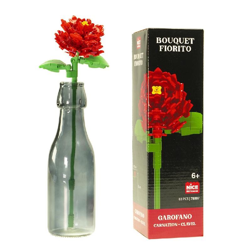 Nice Group - Bouquet Fiorito Garofano Mattoncini 83 pz. - NICE78007