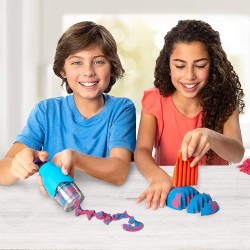 Spin Master - Kinetic sand, sandisfying set con 907g di sabbia e 10 accessori, sabbia modellabile, dai 3 anni, SP6047232