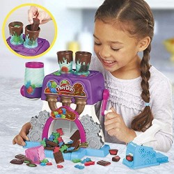 Play-Doh - La Fabbrica dei cioccolatini (Playset Kitchen Creations con 5 vasetti di Pasta da Modellare Play-Doh)