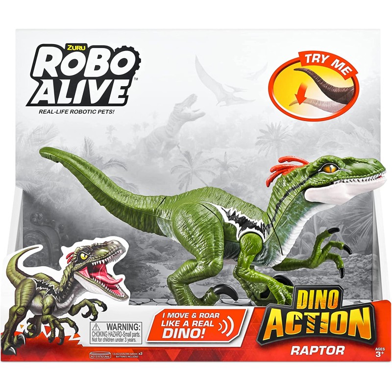 Zuru - Robo Alive Dino Action Raptor - ZURU7172