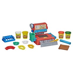 Hasbro Play-Doh - Il Registratore di Cassa Playset con Suoni Divertenti, Accessori e 4 Colori di Pasta da Modellare