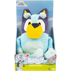 Giochi Preziosi - Bluey Peluche Parlante Italiano, Pupazzo Morbido con 9 Frasi e Canzoni, Adatto per Coccole e Cantare Insieme, 