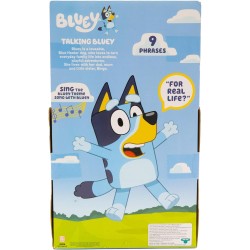 Giochi Preziosi - Bluey Peluche Parlante Italiano, Pupazzo Morbido con 9 Frasi e Canzoni, Adatto per Coccole e Cantare Insieme, 