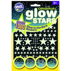 Glow - The Original Glowstars Etichette Glow-in-The-Dark , 1000 Pezzi