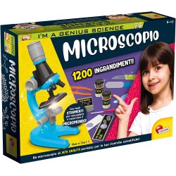 Lisciani Giochi - I m a Genius, Microscopio 1200 Ingrandimenti, 97388