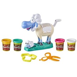 Hasbro Play-Doh - La Pecorella Lanella (Animal Crew con Suoni Divertenti e 4 Colori di Pasta da Modellare Play-Doh)