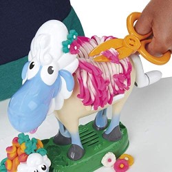 Hasbro Play-Doh - La Pecorella Lanella (Animal Crew con Suoni Divertenti e 4 Colori di Pasta da Modellare Play-Doh)