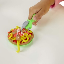 play-doh - la pizzeria (playset con 5 vasetti di pasta da modellare, versione 2019), multicolore, e4576eu4