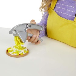 play-doh - la pizzeria (playset con 5 vasetti di pasta da modellare, versione 2019), multicolore, e4576eu4