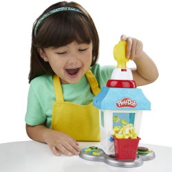 play-doh- kitchen creations popcorn party set con 6 vasetti di pasta da modellare, multicolore, e5110eu5