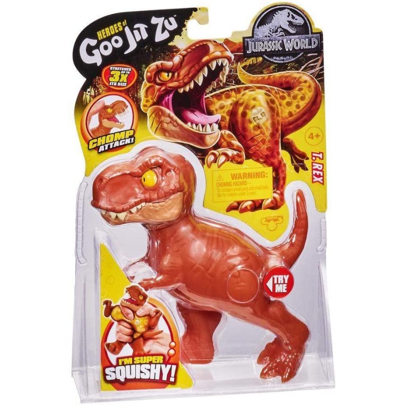 Grandi Giochi - Goo Jit Zu Dinosauri Jurassic World 4 personaggi assortiti, GJJ00000