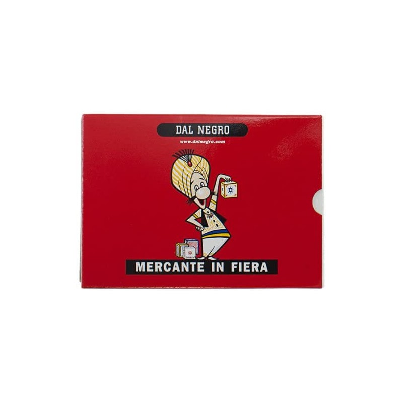 Dal Negro 90004 - Mercante in Fiera Astuccio Rosso, Carte da Gioco