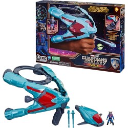 Hasbro - Marvel Guardiani della Galassia Vol. 3, Navicella Spaziale, Action Figure con Veicolo e Accessorio Blaster - F65885L00