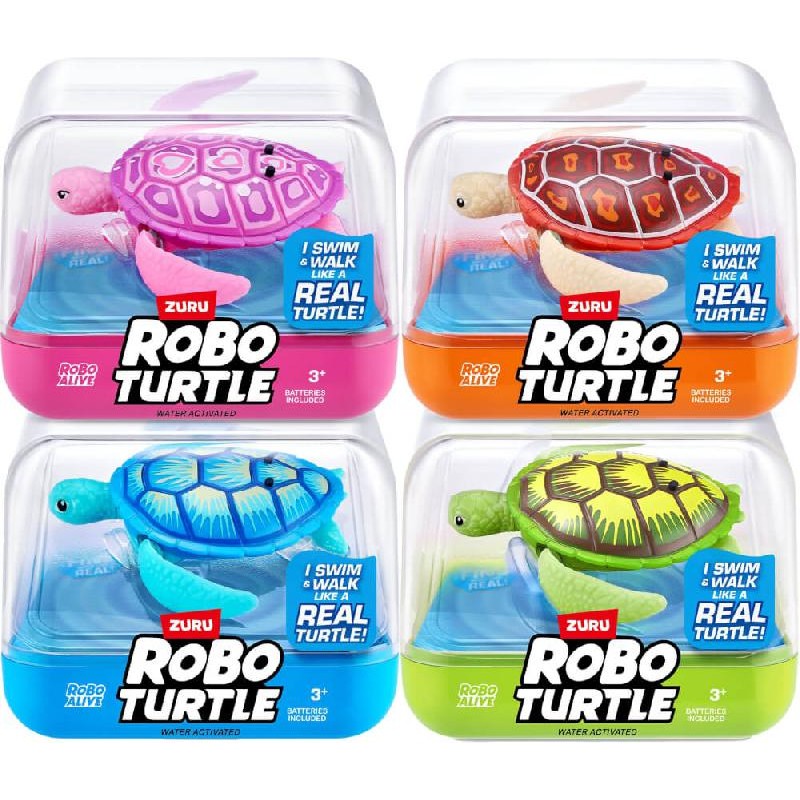 Zuru - Robo Turtle Tartarughina Nuota Davvero S1, assortimento casuale