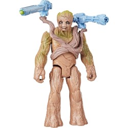 Hasbro- Marvel Titan Hero Series, action figure Deluxe Blast  N Battle di Groot da 29 cm, Guardiani della Galassia Vol. 3 - F687