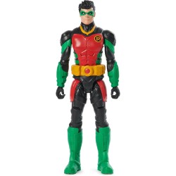 Spin Master - Dc comics, Action Figure Robin Armatura, Personaggio Mondo Batman Alto 30 cm con 11 Punti di Articolazione - SP606