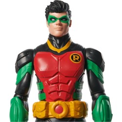 Spin Master - Dc comics, Action Figure Robin Armatura, Personaggio Mondo Batman Alto 30 cm con 11 Punti di Articolazione - SP606