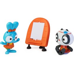 Brave Bunnies - Set 2 Personaggi Coniglietto e Amico, 6063773