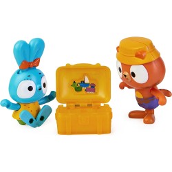 Brave Bunnies - Set 2 Personaggi Coniglietto e Amico, 6063773