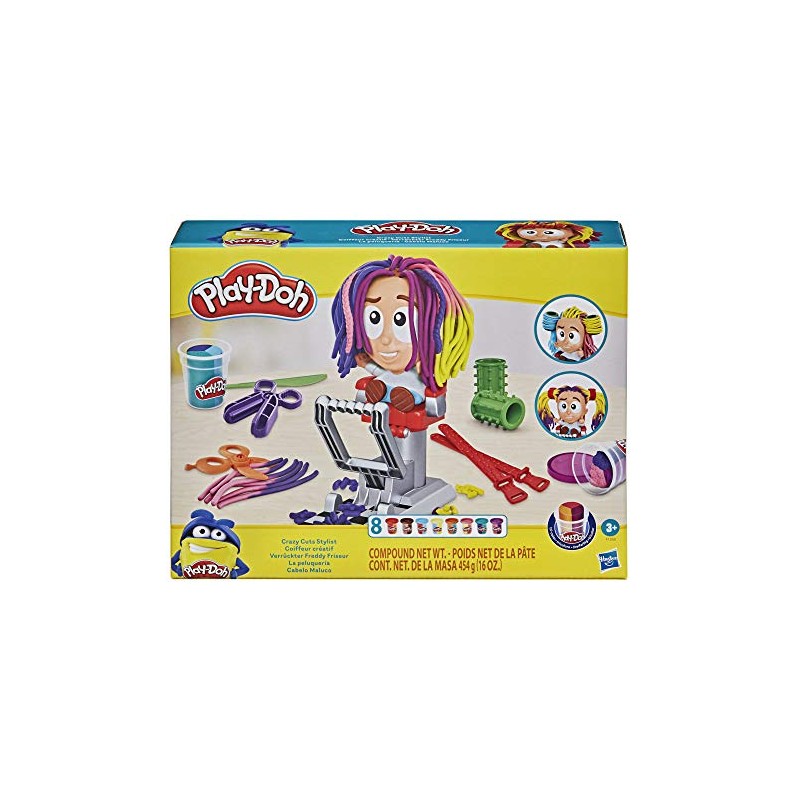 Hasbro - Play-Doh Il Fantastico Barbiere Playset con Pasta da Modellare e Accessori per Bambini dai 3 Anni in su, F12605L00