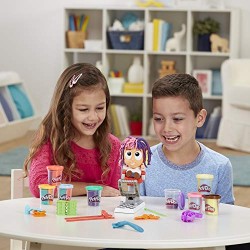 Hasbro - Play-Doh Il Fantastico Barbiere Playset con Pasta da Modellare e Accessori per Bambini dai 3 Anni in su, F12605L00