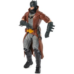 DC Comics - Action Figure Batman Armatura Marrone, Personaggio Mondo Batman Alto 30 cm con 11 Punti di Articolazione, 3+ anni - 