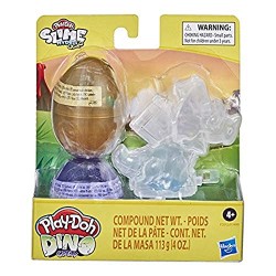 Hasbro - Play Doh, Le Uova di Dinosauro Oro-Viola, F2012RC00