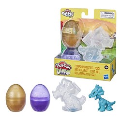 Hasbro - Play Doh, Le Uova di Dinosauro Oro-Viola, F2012RC00