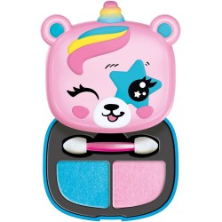 Clementoni - Crazy Chic-Lovely Eyeshadow: Orso-Trousse Ombretti, Trucchi Sicuri E Anallergici, Set Cosmetici Bambine 6 Anni, Fac