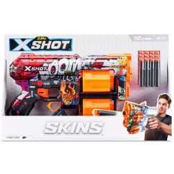 Zuru - X-Shot Skins Dread Boom con 12 dardi - ZU36517A