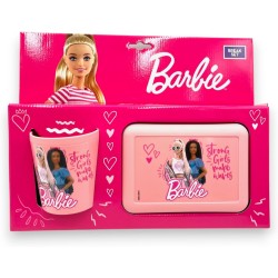 Barbie Break Set - Portamerenda - Tazza - Set Per Bambini