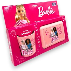 Barbie Break Set - Portamerenda - Tazza - Set Per Bambini