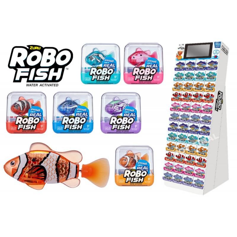 Zuru - Robo Fish con movimento, assortimento modelli e colori - ZURU7125SQ1