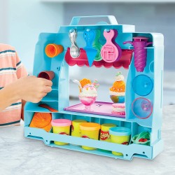 Hasbro - Play-Doh- il carrello dei gelati, Ice Cream Truck PLAYSET, F13905L0