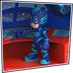 Hasbro - PJ Masks - Super pigiamini, Quartier Generale 2-in-1, playset della sede centrale e razzo giocattolo per età prescolare