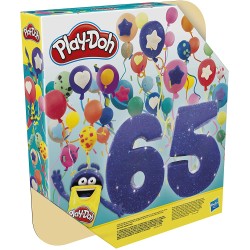 Hasbro - Play-Doh Ultimate Color Collection, Confezione da 65 composti modellabili Assortiti età 3+, atossico, barattoli da 28 G