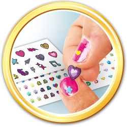 Clementoni - Crazy Chic - Nail Art Studio - Atelier Smalti, Kit, Macchina Decora Unghie, Gioco Creativo - CL18730