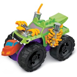 Hasbro - Play-Doh Wheels - Monster Truck, giocattolo età 3+, con accessorio per creare auto e 4 colori non tossici, F13225L0