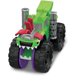 Hasbro - Play-Doh Wheels - Monster Truck, giocattolo età 3+, con accessorio per creare auto e 4 colori non tossici, F13225L0