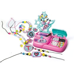 Clementoni - Crazy Chic Lab - Set per Realizzare Braccialetti, Charms, Collane, Gioco Creativo - CL18729