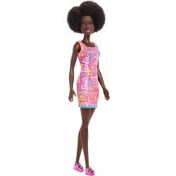 Mattel - Barbie 30 cm Afro con Vestito Rosa - HGM58