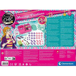 Clementoni - Crazy Chic Lab - Set per Realizzare Braccialetti, Charms, Collane, Gioco Creativo - CL18729