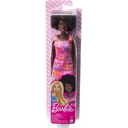 Mattel - Barbie 30 cm Afro con Vestito Rosa - HGM58