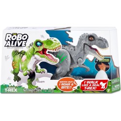 Zuru - Robo Alive T-Rex Camminante Suoni Surprise con Slime, colori assortiti